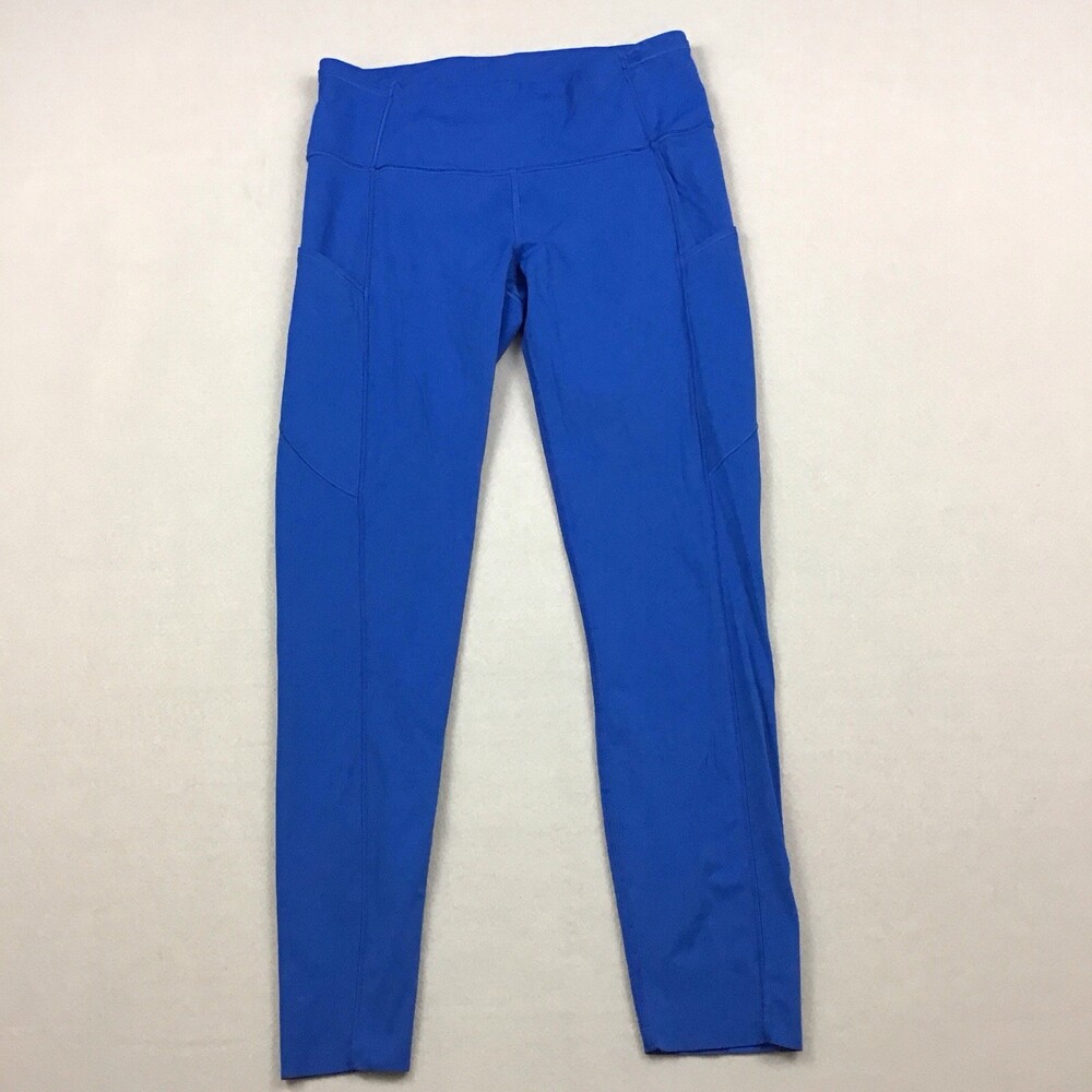 Lululemon Pants Women 8 Jet Stream Blue Fast And Free Tight II High Rise Running